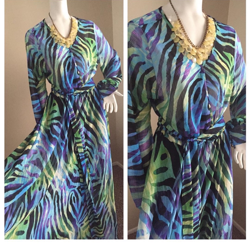 Long sleeve maxi dress